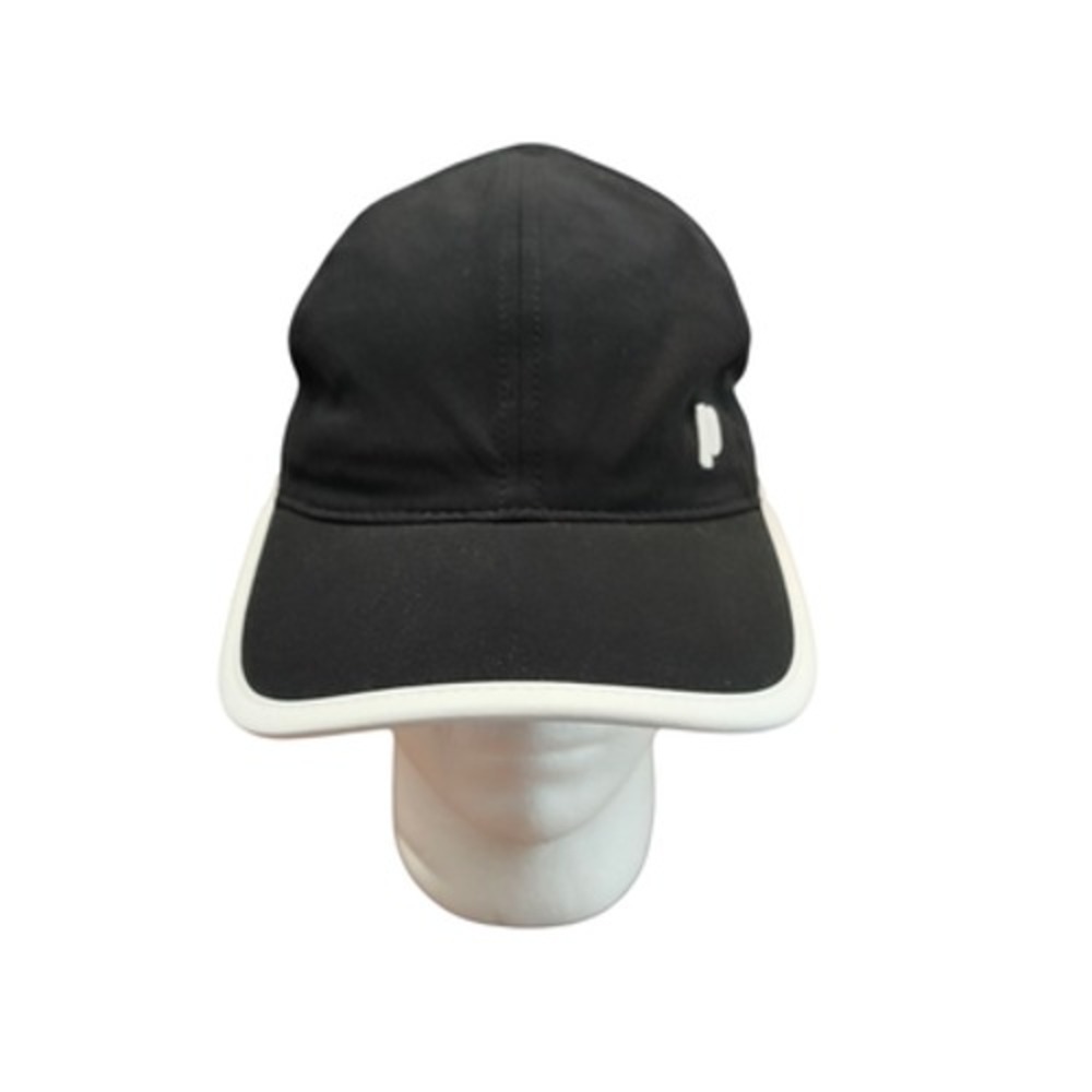 Prince Hat‎ Cap Strap Back Womens OSFM Black White Ponytail Tennis Mesh Athletic